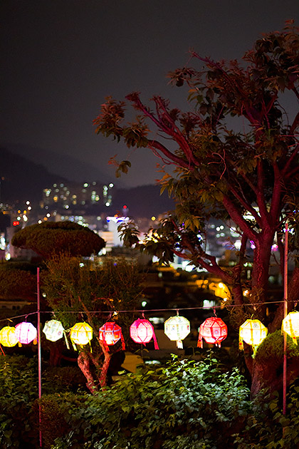 Samgwangsa Under a Blanket of Lanterns 9 Busan At Night