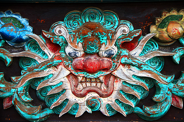 Samgwangsa Under a Blanket of Lanterns 8 Dragon Art