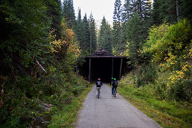 Biking the Hiawatha Trail 5 Beginning Hiawatha Trail