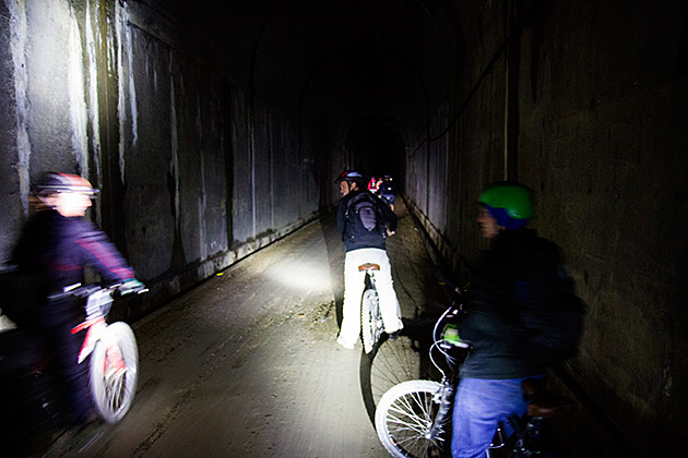 Biking the Hiawatha Trail 8 Bike Traffic
