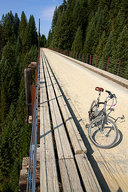 Biking the Hiawatha Trail 25 Me And My Bike