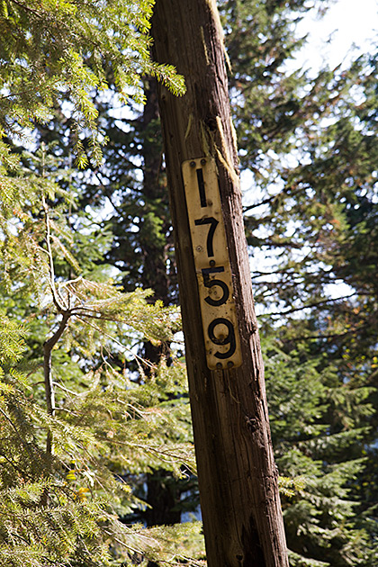 Biking the Hiawatha Trail 21 Train Mile Marker