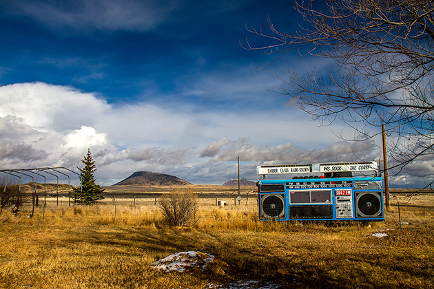 Arco and Atomic City 2 Bizarre Acro City in Idaho, Giant Boom Box