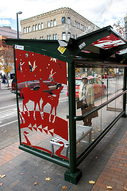 Deer Bus Stop Idaho