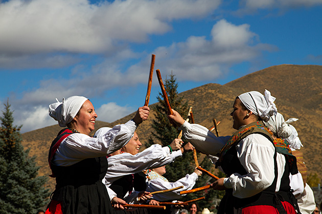 The Folklife Fair & Sheepdog Trials 8 Basque Stick Dance