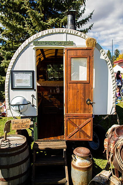 The Folklife Fair & Sheepdog Trials 33 Idaho Sheep Camp