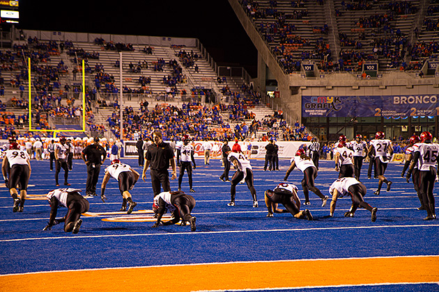 Players Stretching