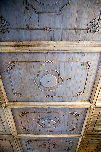 The Cataldo Mission - Idaho's Oldest Building 2 Church Ceiling