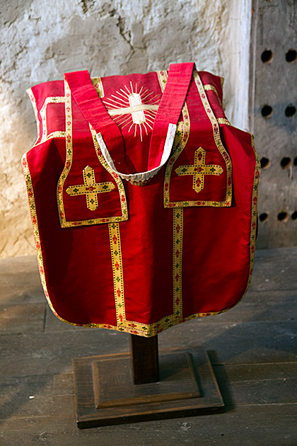 The Cataldo Mission - Idaho's Oldest Building 6 Red Robe