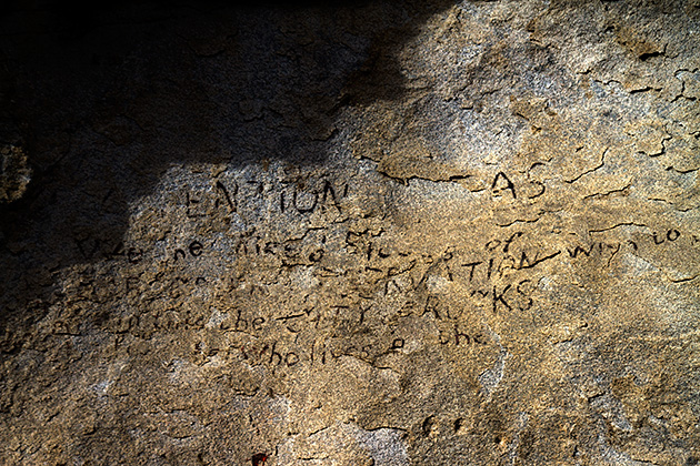 Cave Writing City Of Rock