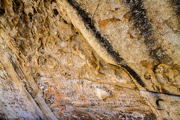 Sattlers Cave Writing Idaho