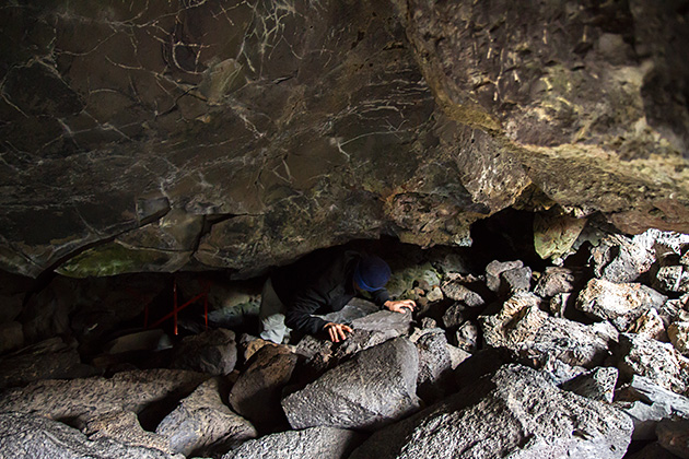 Craters of the Moon 27 Stuck In Cave