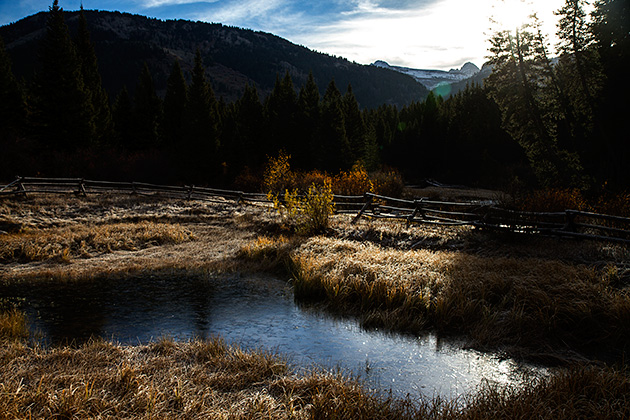 Table Mountain... and Crime in the Tetons 7 Morning Winter Lake