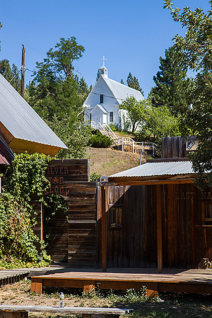 The Gold-Rush Town of Idaho City 11 Idaho City Church