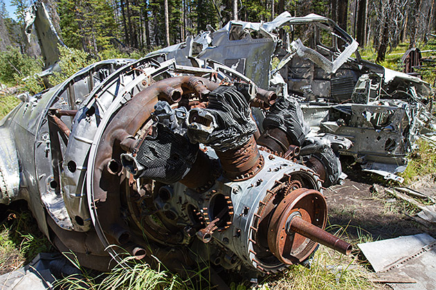 Rusty Airplane Engine