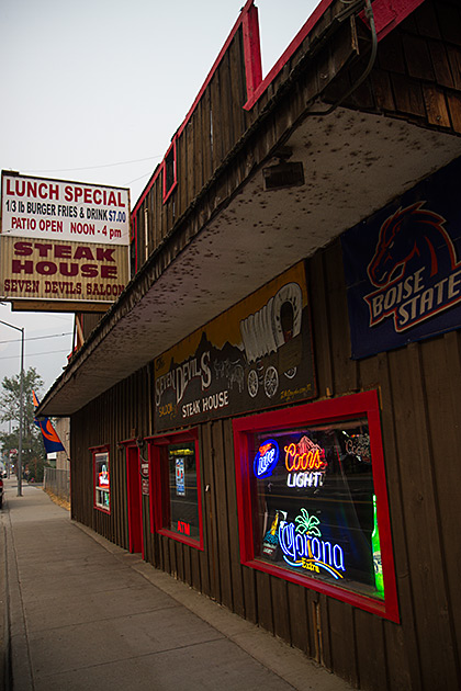 The Tough Little Town of Riggins 8 Seven Devils Saloon Riggins Idaho