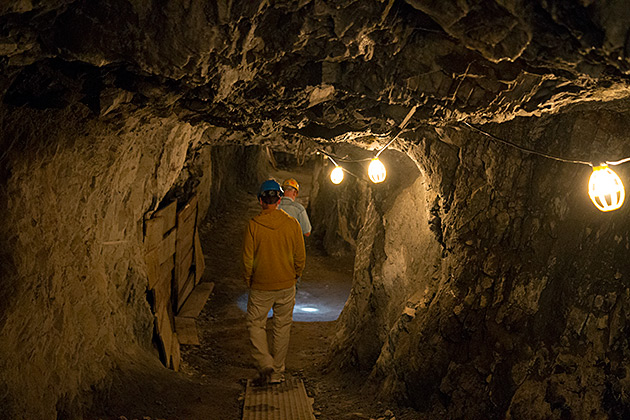 Entering The Mine