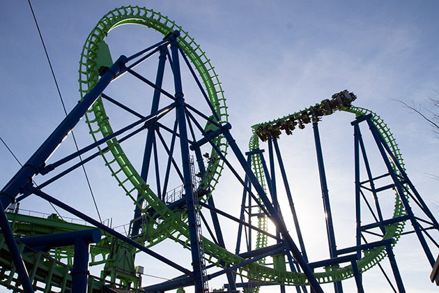 Aftershock Roller Coaster