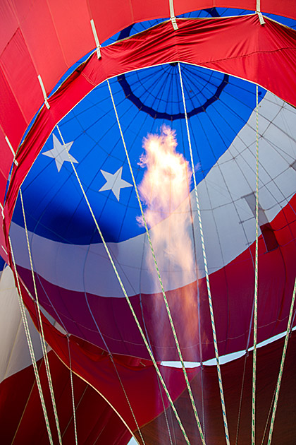 USA Balloon Flames