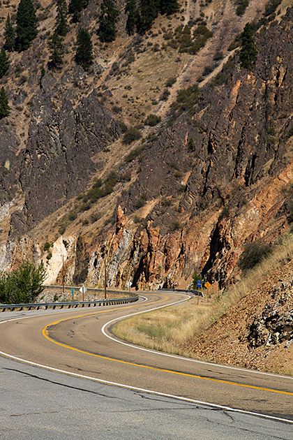 Wildlife Canyon Scenic Byway curvy road