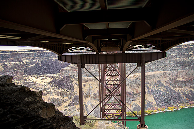 Twin Falls and the Snake River Canyon 8 Under The Bridge Idaho