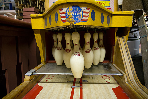 A Walk About Historic Wallace 35 Bowling Arcade Machine