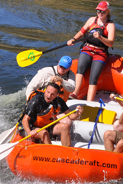 In the Water with Cascade Raft & Kayak 10 Rafting Idaho
