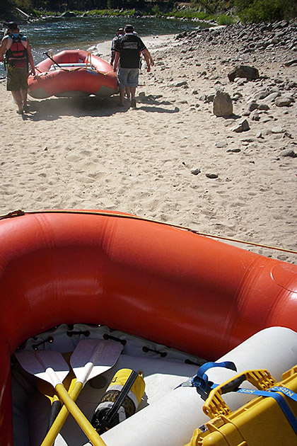 In the Water with Cascade Raft & Kayak 4 Rafting Trip Idaho