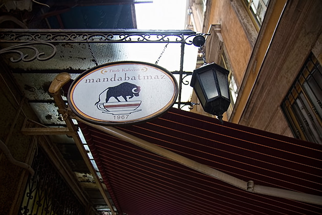 Mandabatmaz cofffee shop in Istanbul