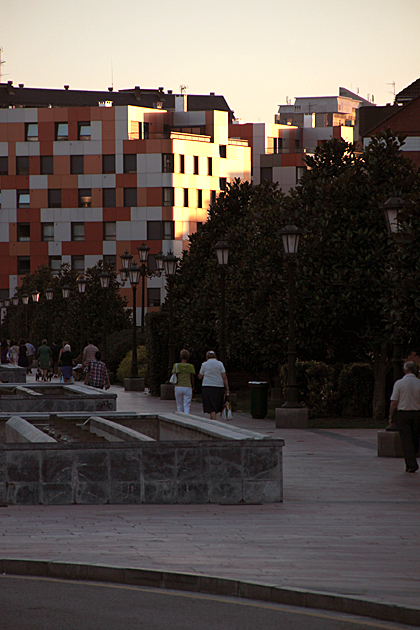 Evening walk Oviedo Asturias