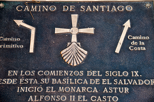 Camino de Santiago Sign