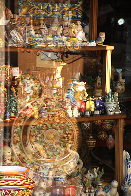 Stairway to Caltagirone 16 Caltagirone souvenirs