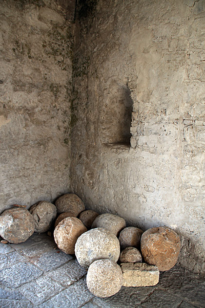 Canon Balls Palermo Sicily