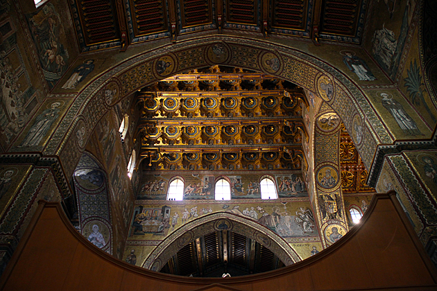 The Cathedral of Monreale 15 Ceiling Monreale Gold