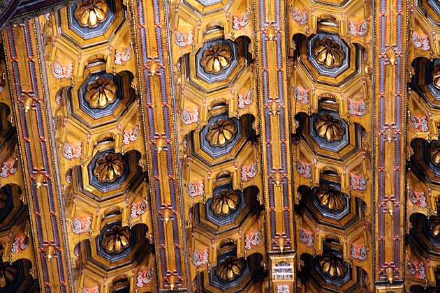 The Cathedral of Monreale 17 Flower Ceiling