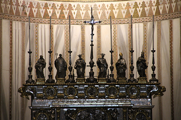 The Cathedral of Monreale 22 Silver Statues