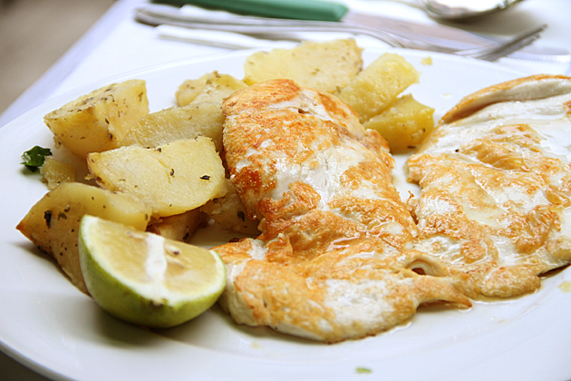 Chicken breast Sicilian style