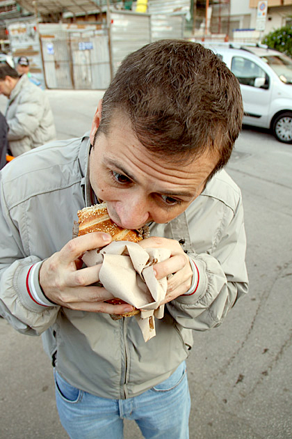 Pani C'a Meusa 2 Eating Palermo Sicily street food