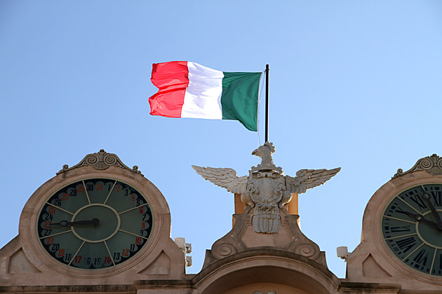 The Old Town of Trapani 41 Italian Flag