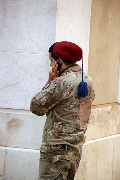 The Old Town of Trapani 37 Italian Soldier