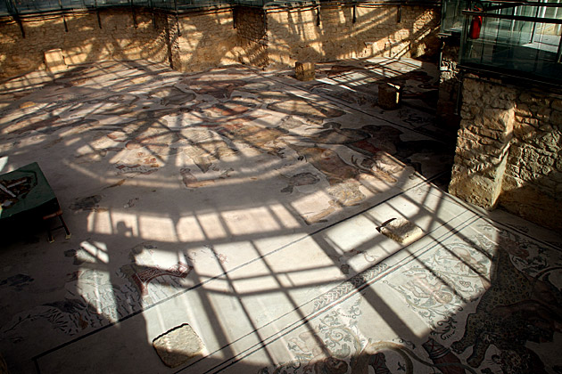 Villa Romana del Casale 6 Mosaic exhibition sicily