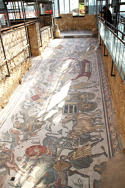 Villa Romana del Casale 7 Villa Romana del Casale street of mosaics
