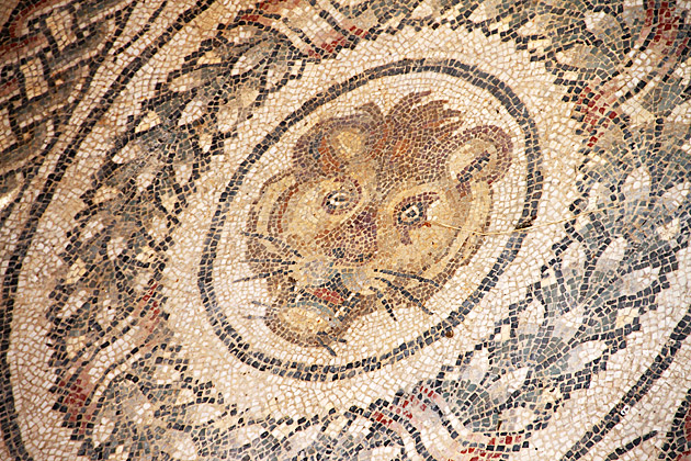 Villa Romana del Casale 13 Villa Romana del Casale lion