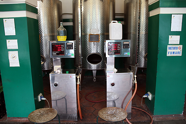 Fill 'Er Up at the Wine Station 2 Gas pumping station for wine