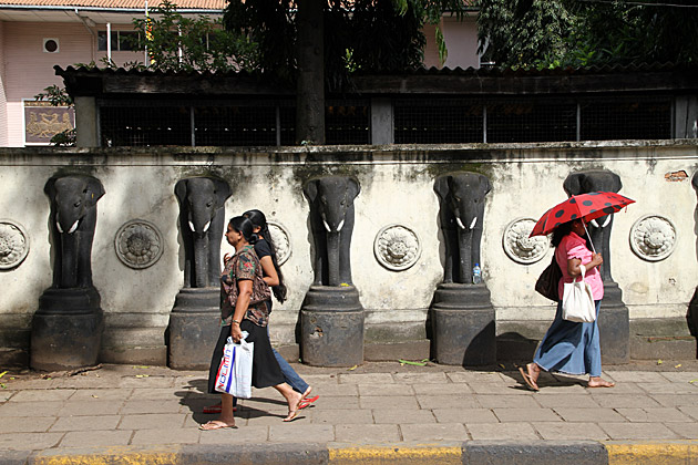 Elephant wall Kandy, Sri Lanka