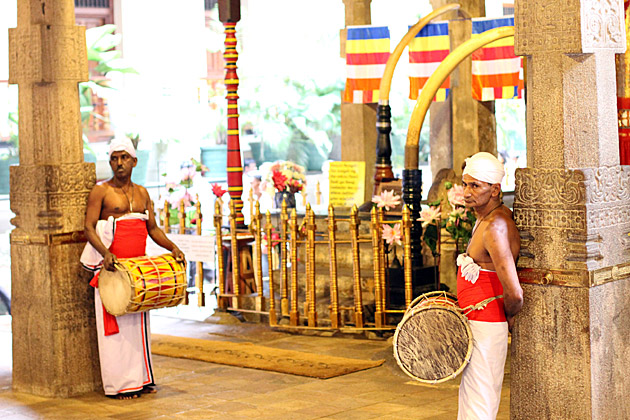 Temple of the tooth drummers