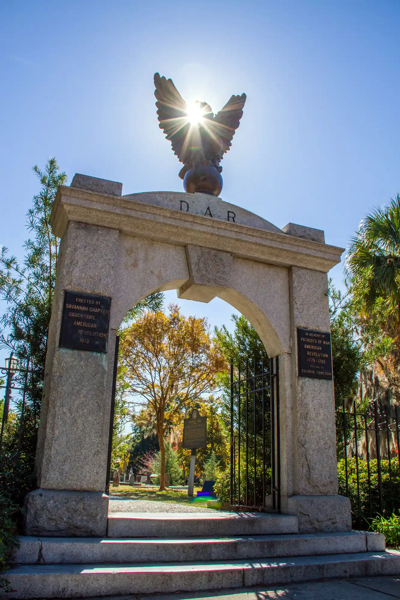 Colonial Park Cemetery 3 Colonial Cemetery Gate in Savannah