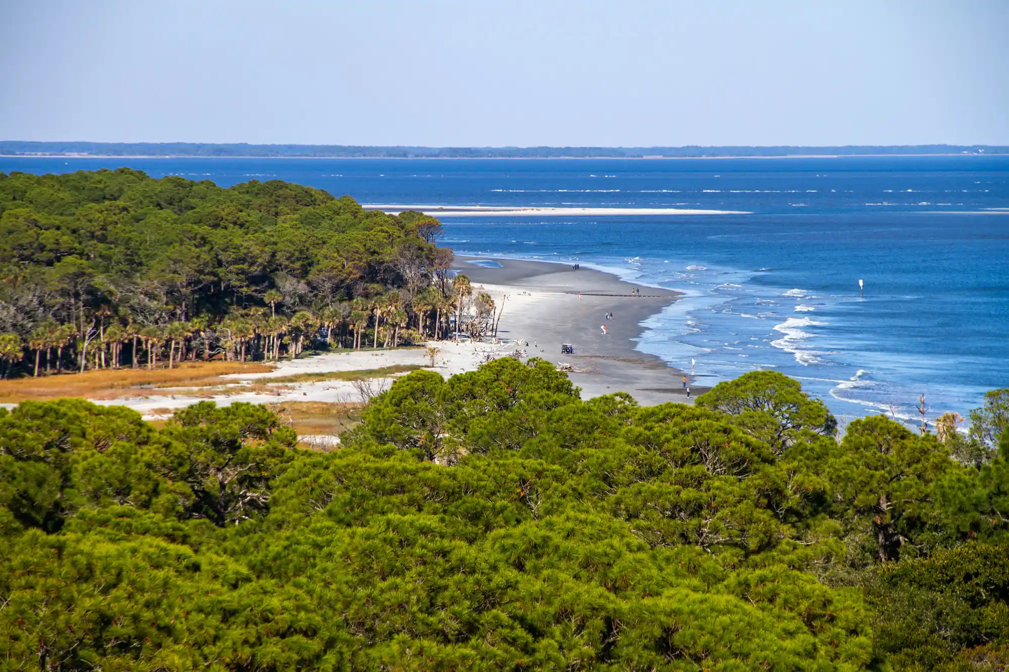 Hunting Island coast line