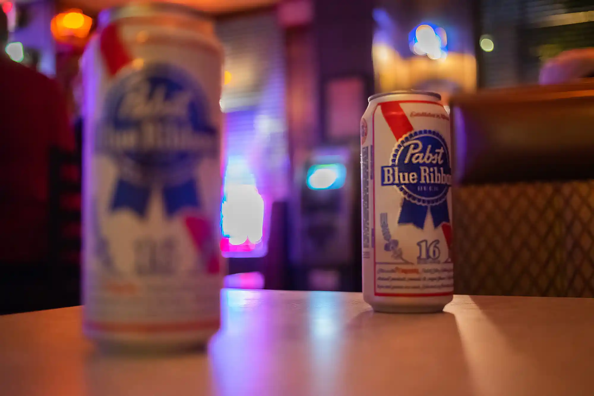Pinkie Master's Lounge 9 Drinking Pabst Blue Ribbon in Savannah
