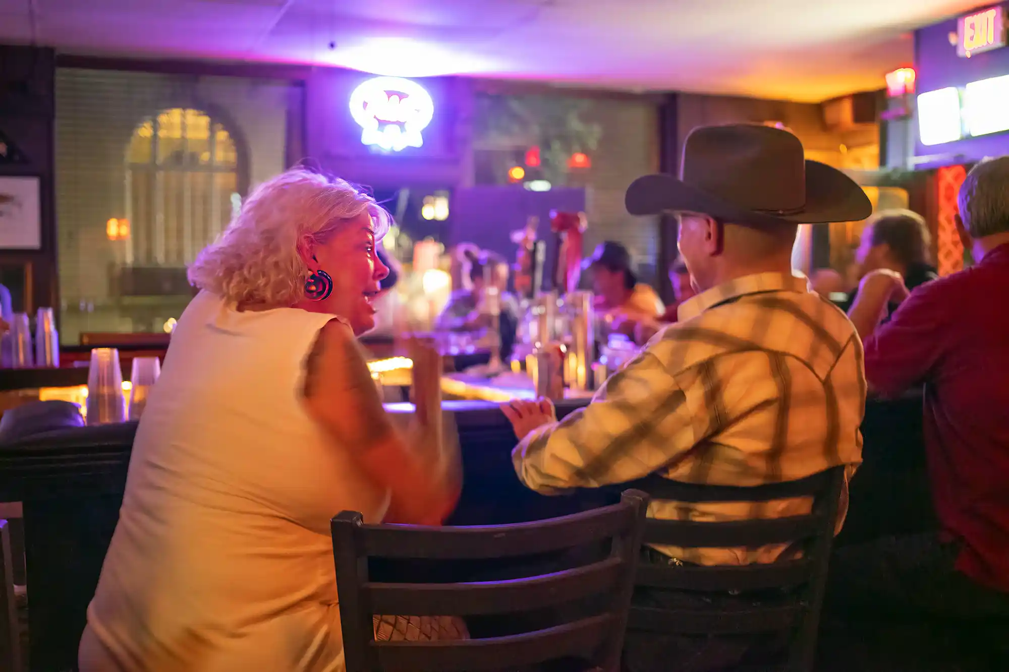 Pinkie Master's Lounge 10 Cowboy in a bar in Savannah